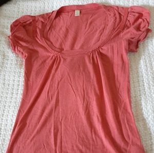 EUC cap sleeve tee sz S fishbowl